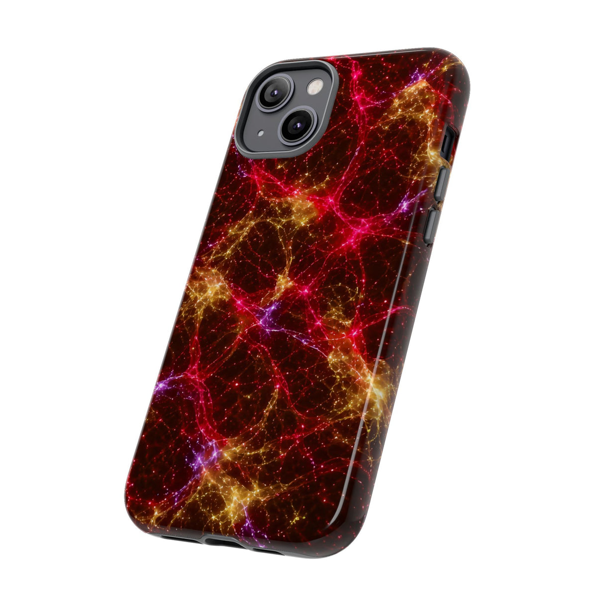 Neon Mycelium - Rainbow Nerve Phone Case