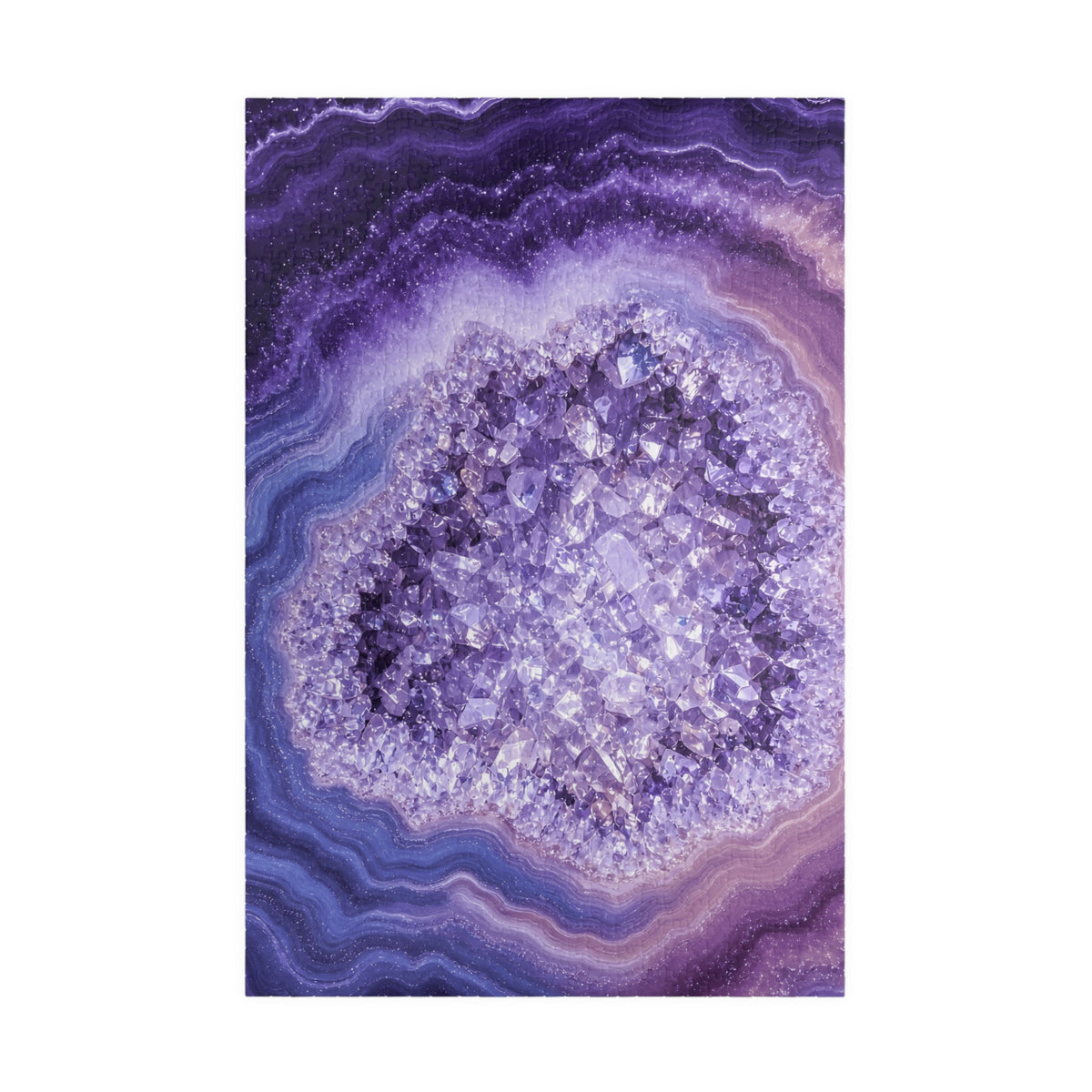 Geode Core - Lilac Dream Jigsaw Puzzle