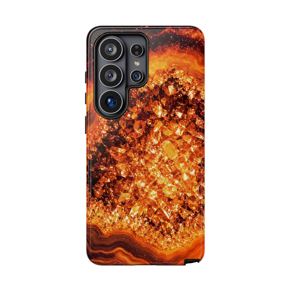 Geode Core - Molten Lava Phone Case