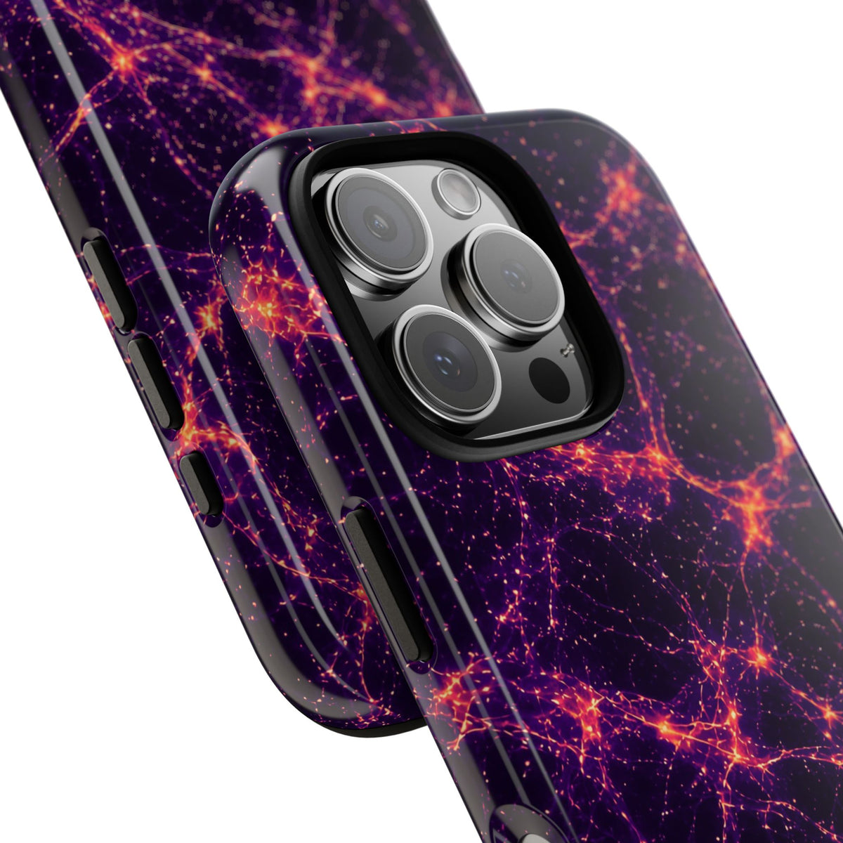 Neon Mycelium - Sunset Synapse Phone Case