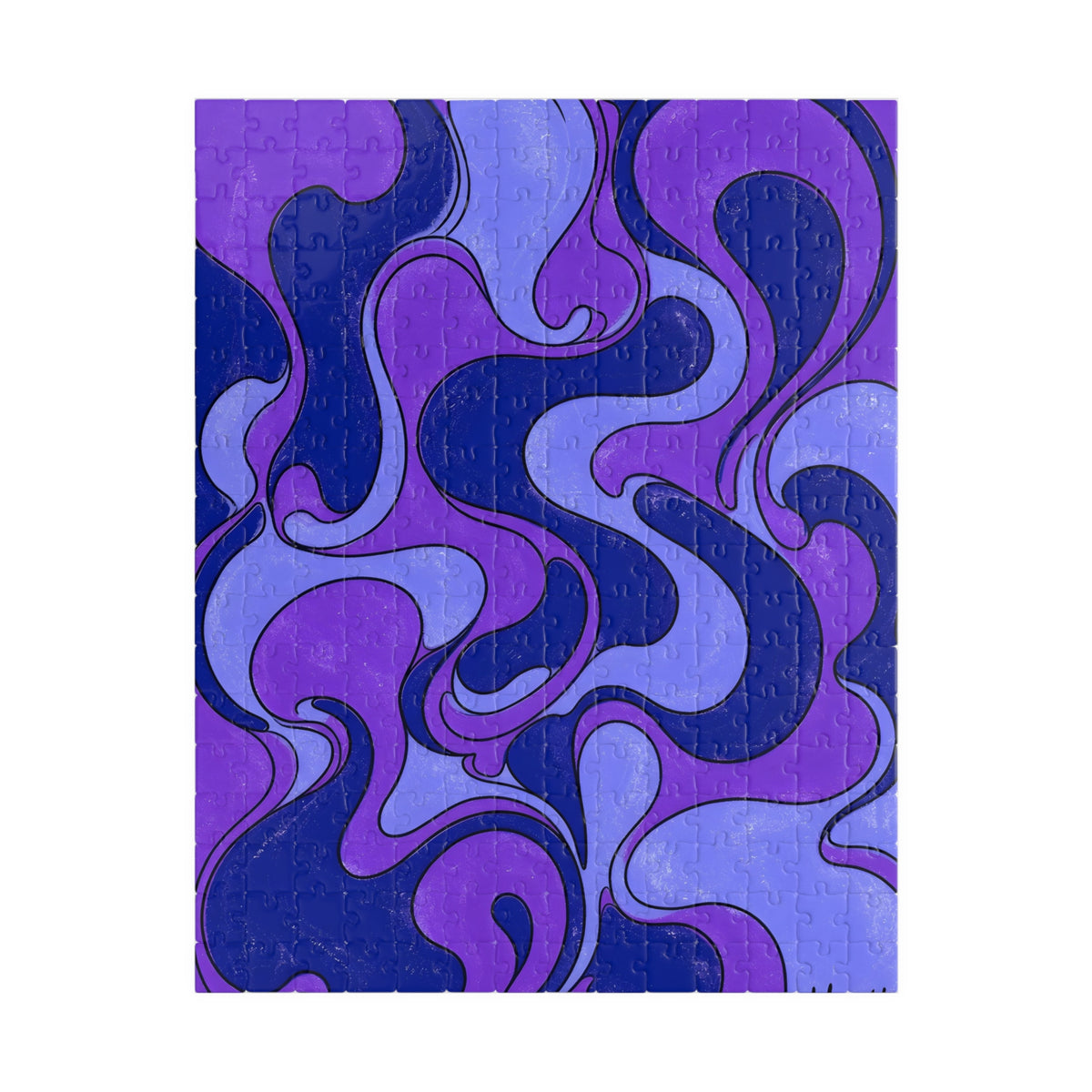 Fillmore Flow - Ultraviolet Jigsaw Puzzle