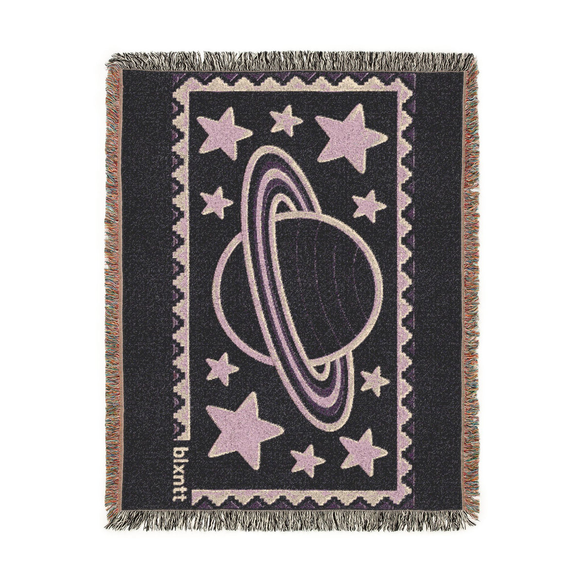 BLXNTT Purple Hippie Woven Blanket #3
