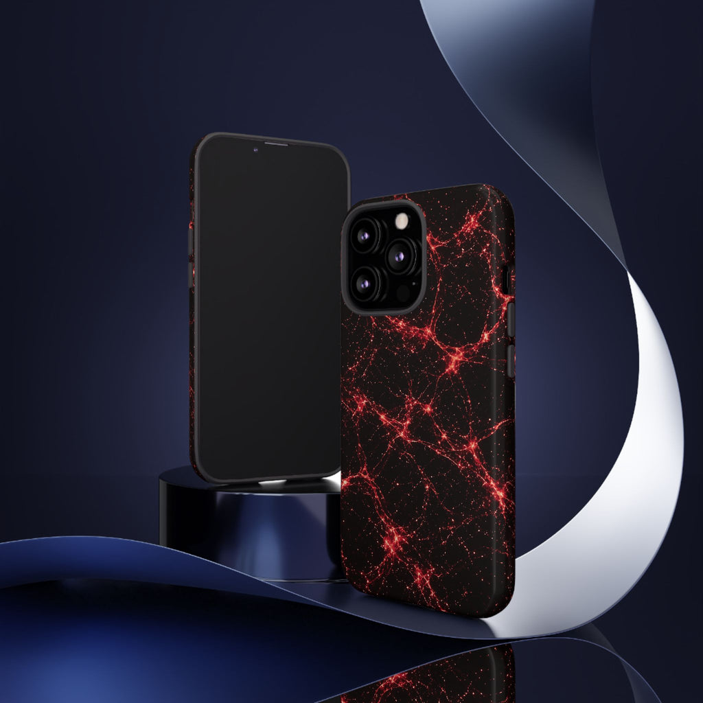 Neon Mycelium - Blood Moon Phone Case