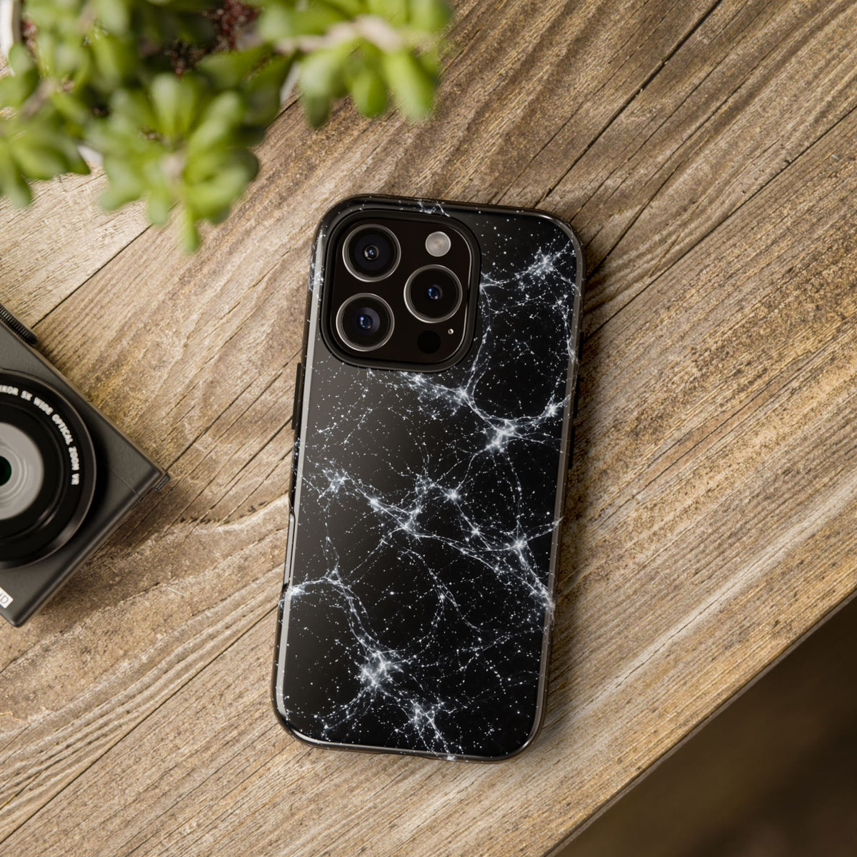 Neon Mycelium - Silver Ghost Phone Case