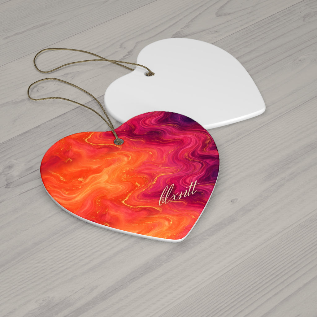 Sunset Marble Ornament