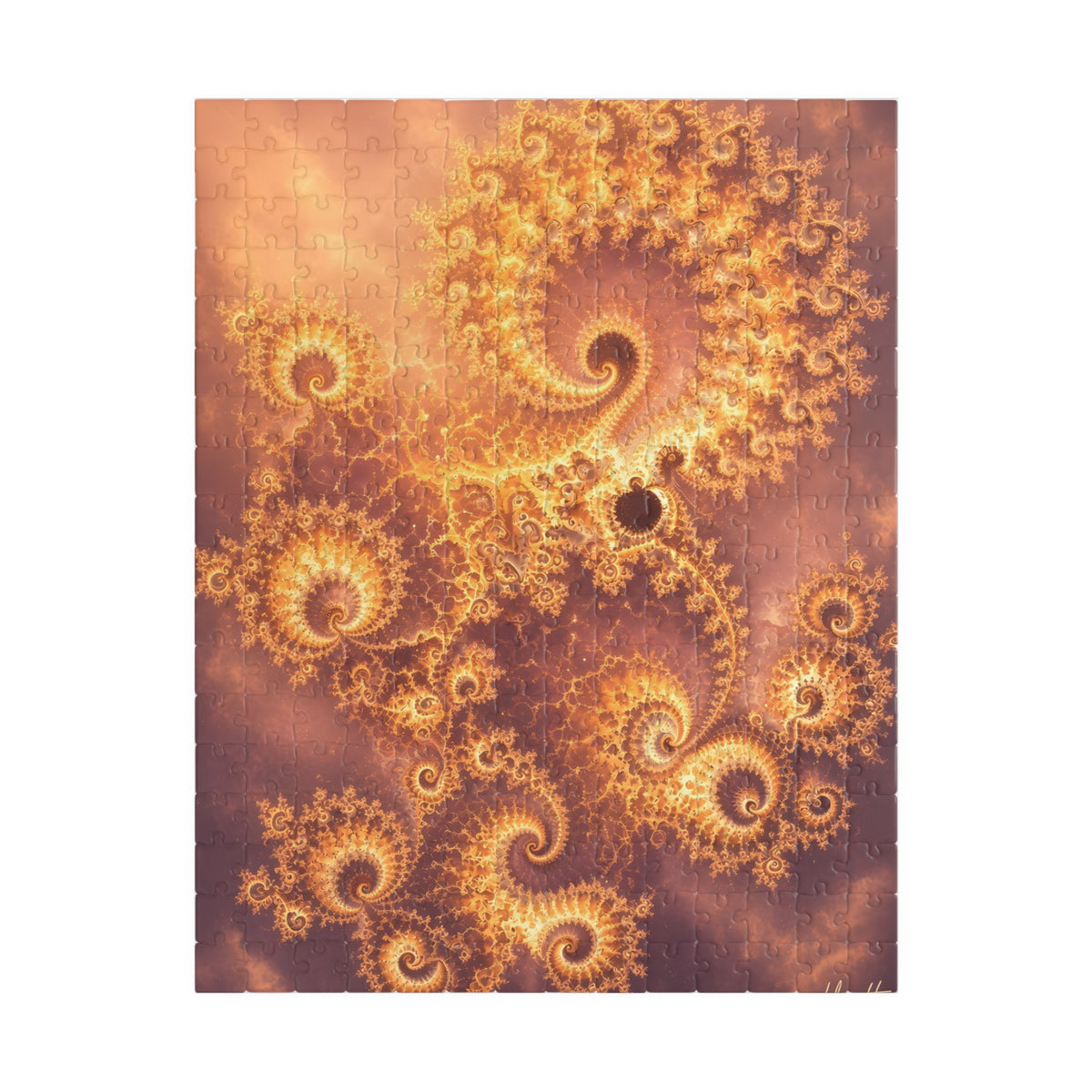 Copper Infinity - Golden Hour Jigsaw Puzzle