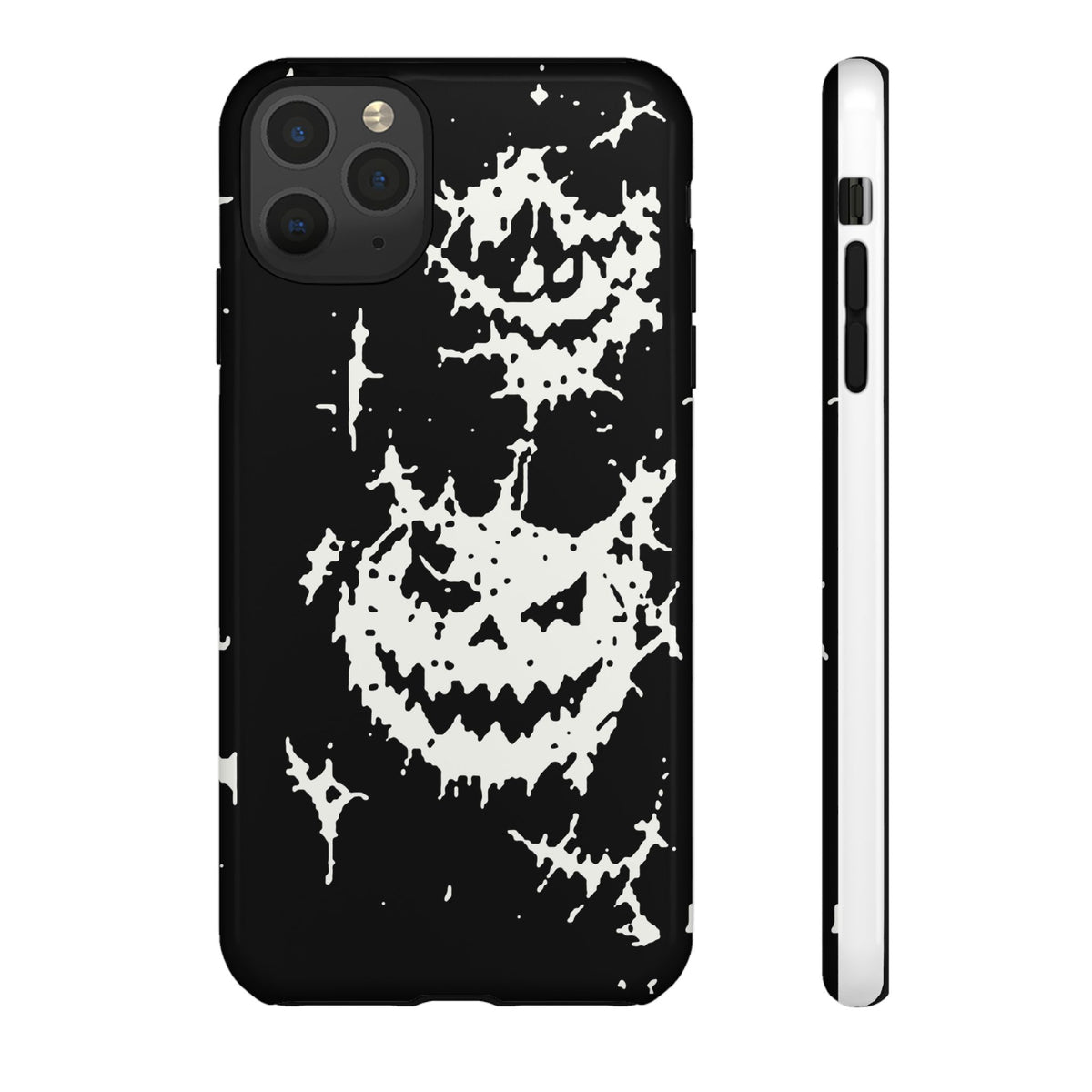 White Spiderweb Pumpkin Phone Case