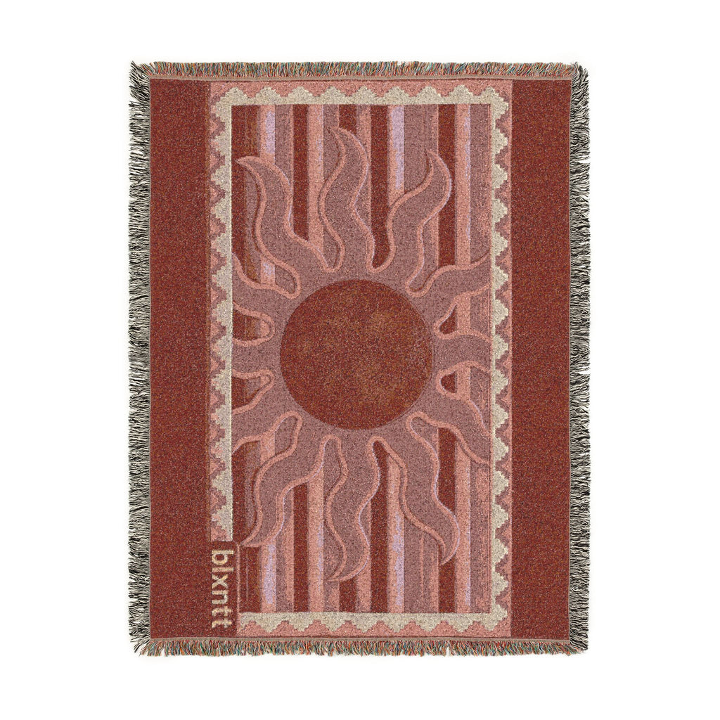 BLXNTT Pink Hippie Woven Blanket #3