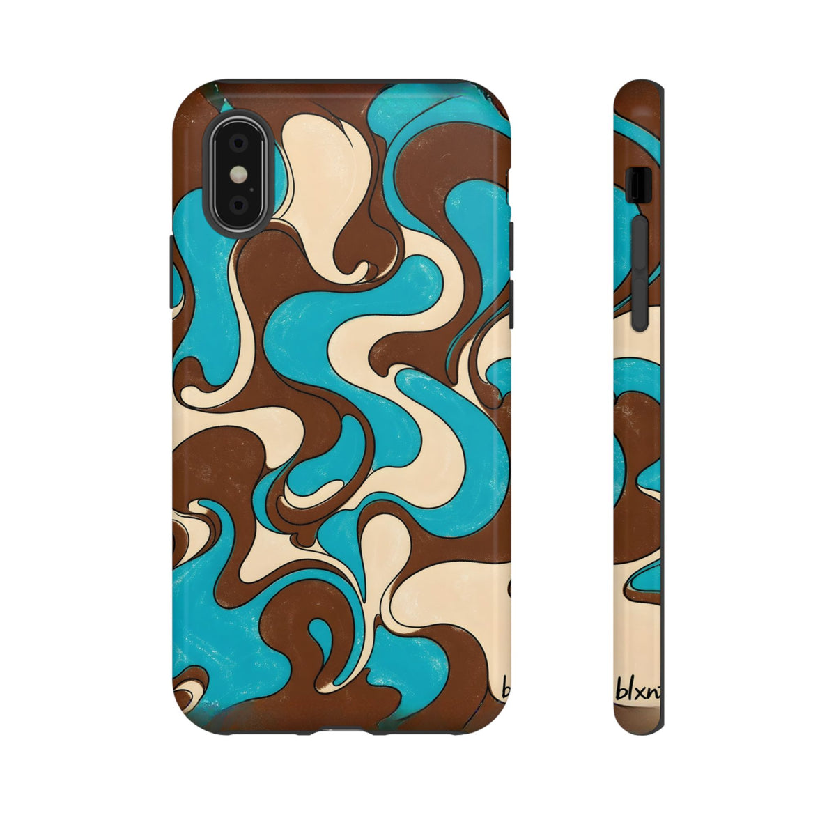 Fillmore Flow - Turquoise & Chocolate Phone Case