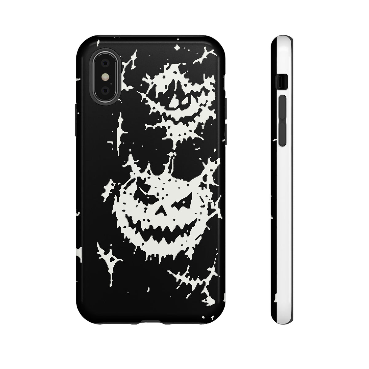 White Spiderweb Pumpkin Phone Case