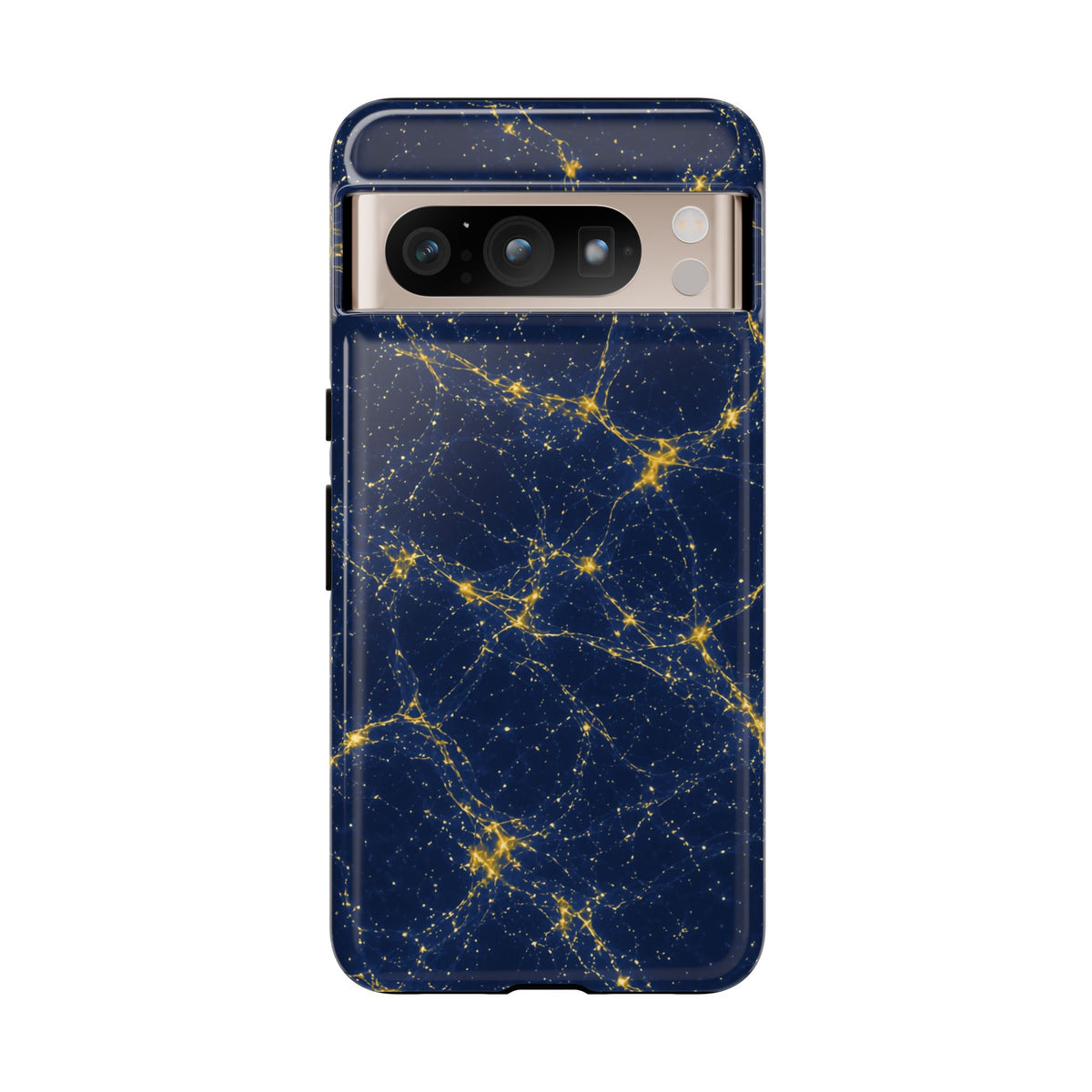 Neon Mycelium - Mustard Navy Phone Case