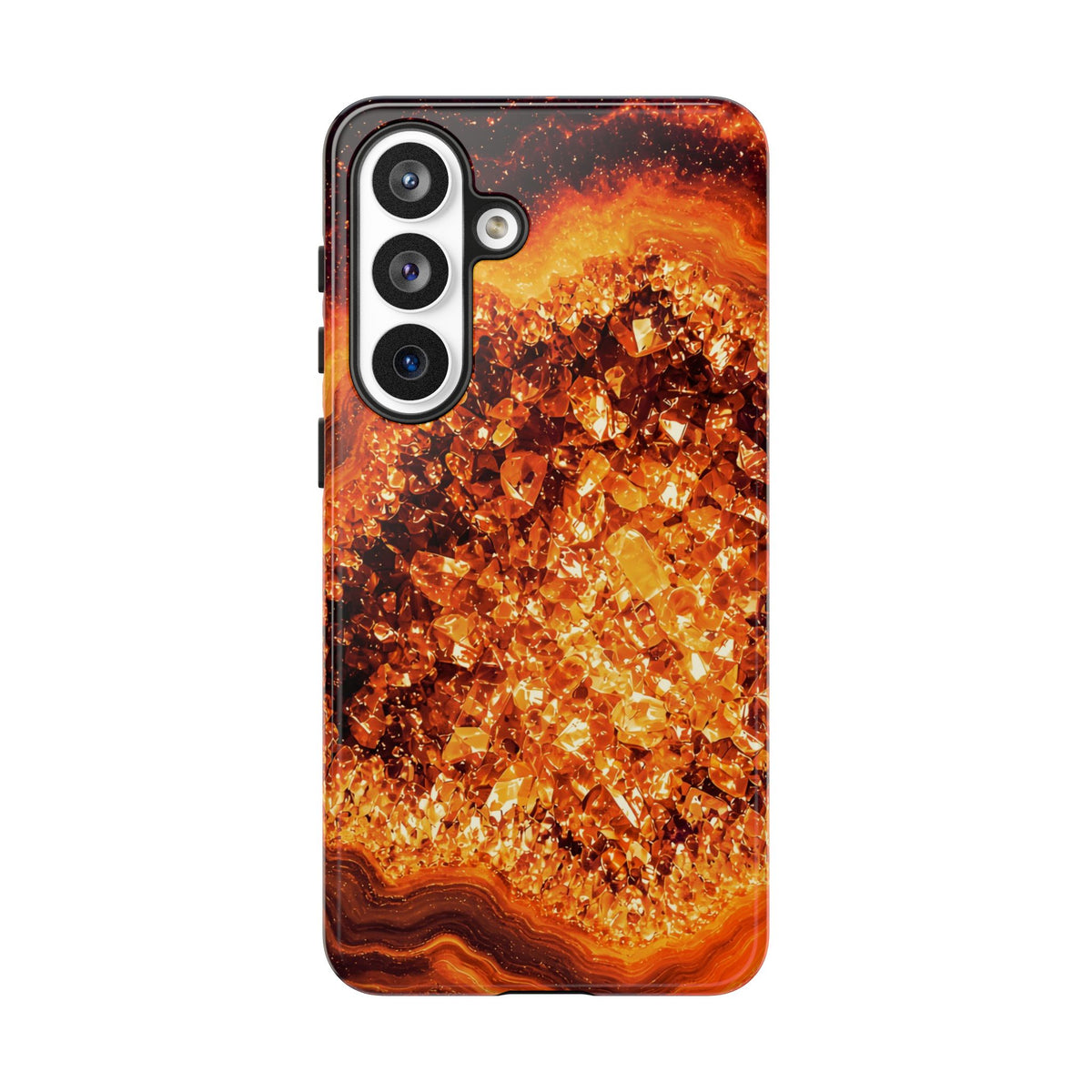 Geode Core - Molten Lava Phone Case
