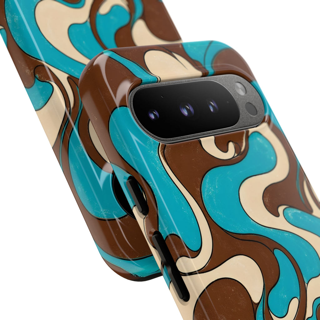 Fillmore Flow - Turquoise & Chocolate Phone Case