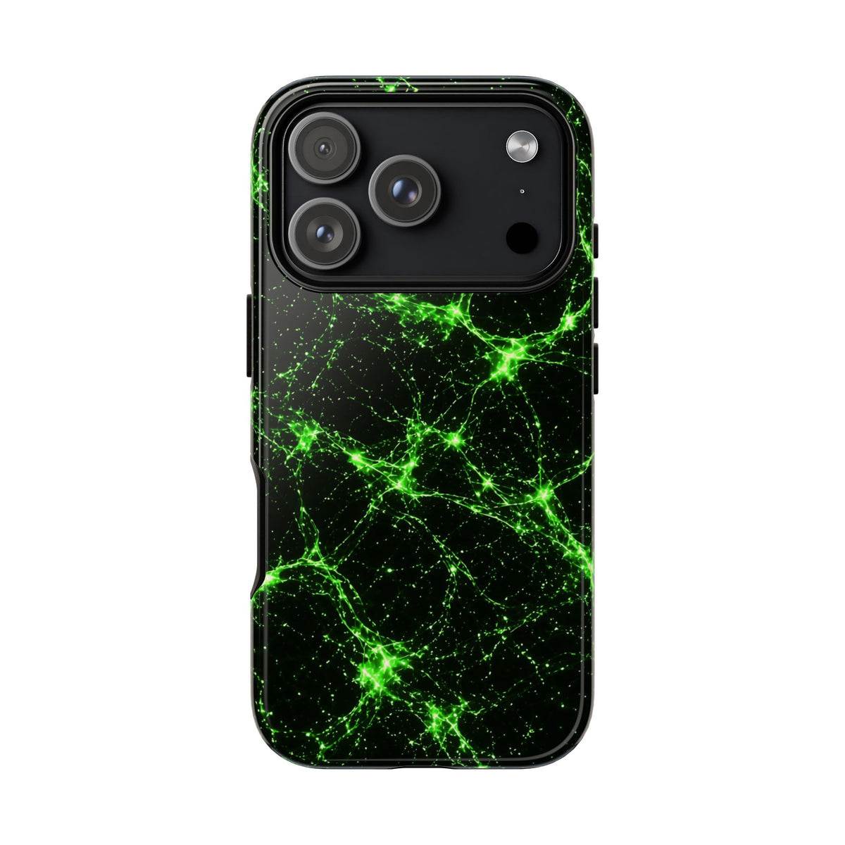 Neon Mycelium - Toxic Lime Phone Case