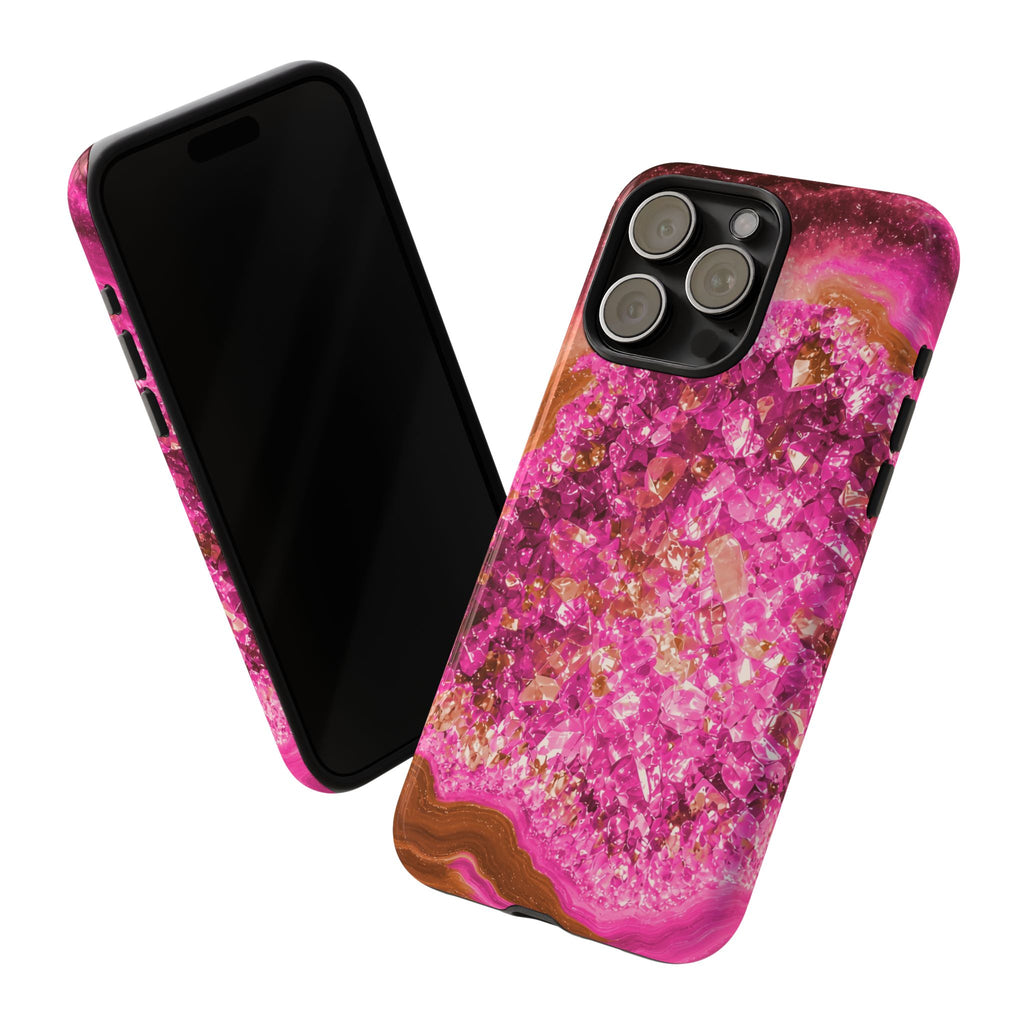 Geode Core - Terracotta Neon Phone Case