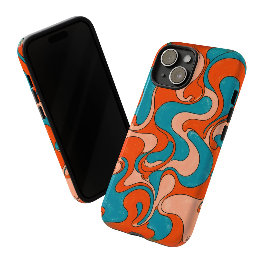 Fillmore Flow - Blood Orange & Teal Phone Case