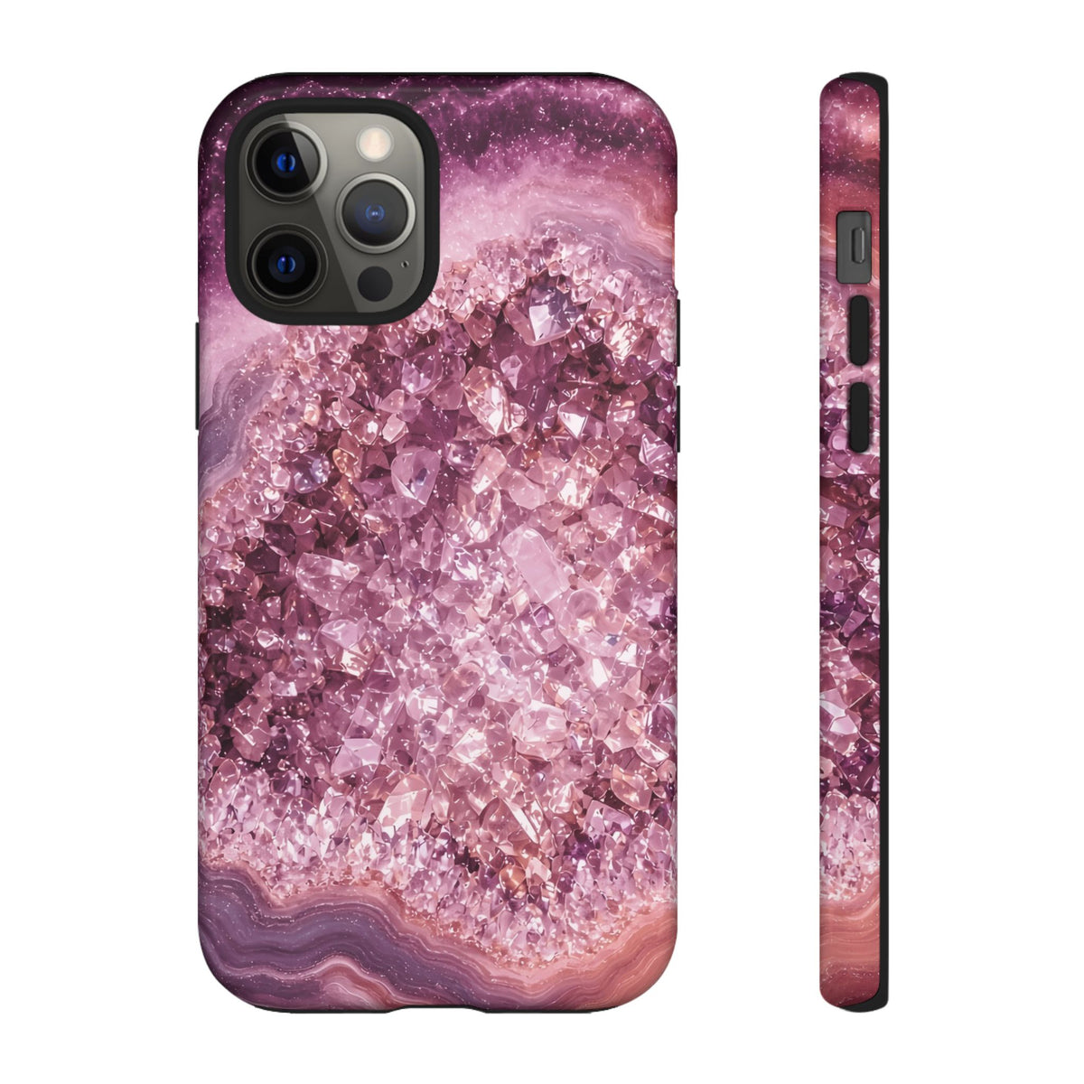 Geode Core - Rose Quartz Phone Case