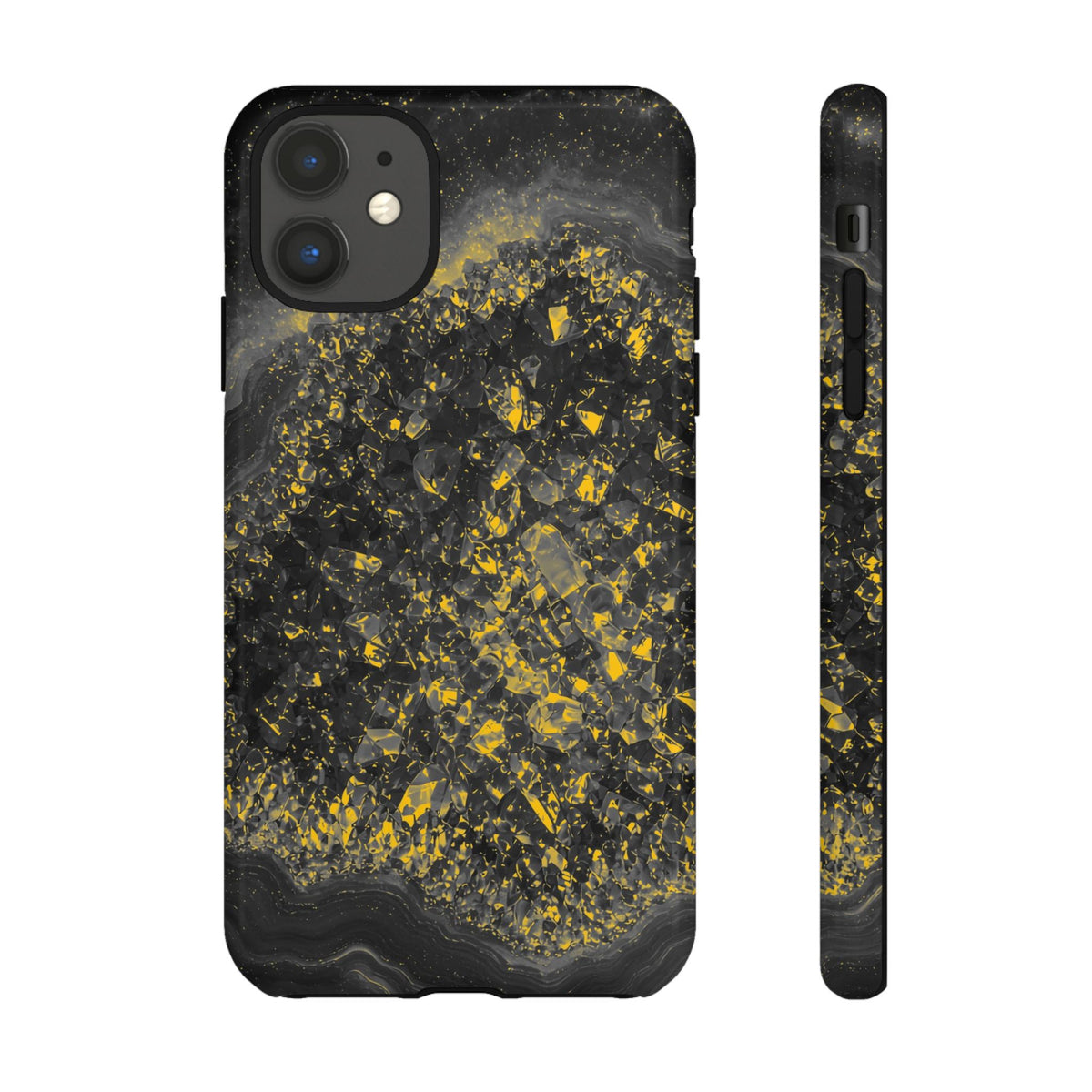Geode Core - Mono Gold Spark Phone Case