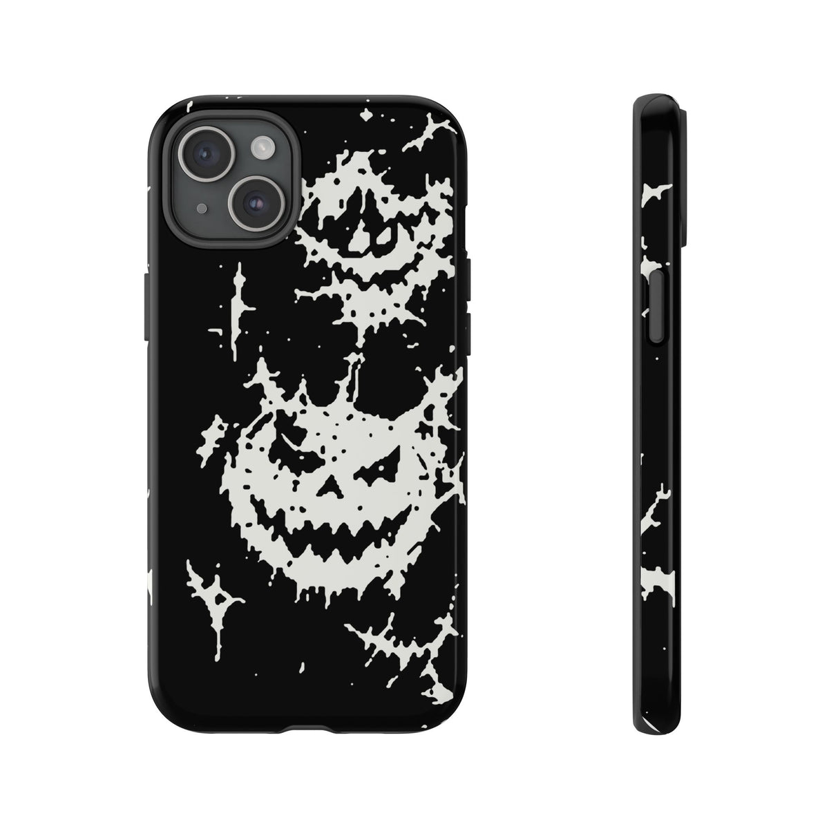 White Spiderweb Pumpkin Phone Case