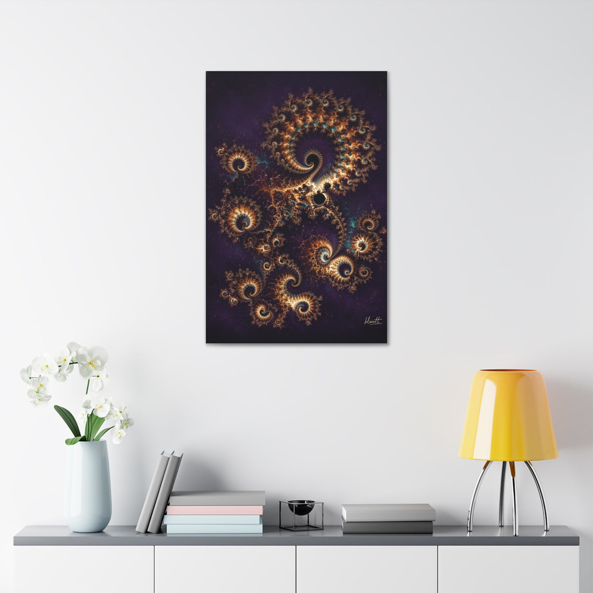 Copper Infinity - Original Glossy Canvas