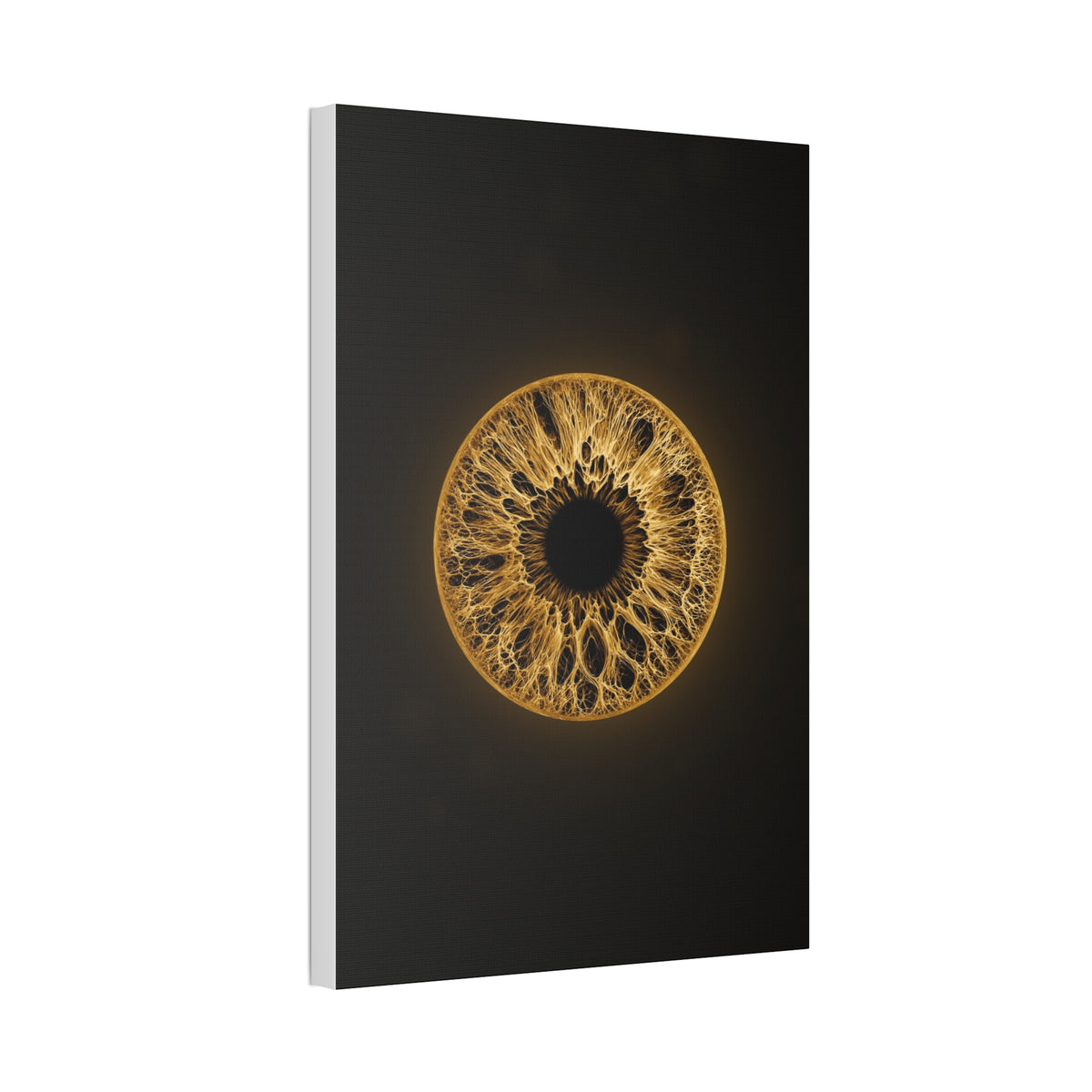 BLXNTT Iris – Lace Web Amber Glossy Canvas