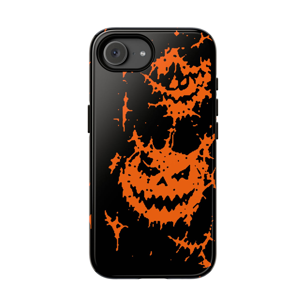 Orange Spiderweb Pumpkin Phone Case