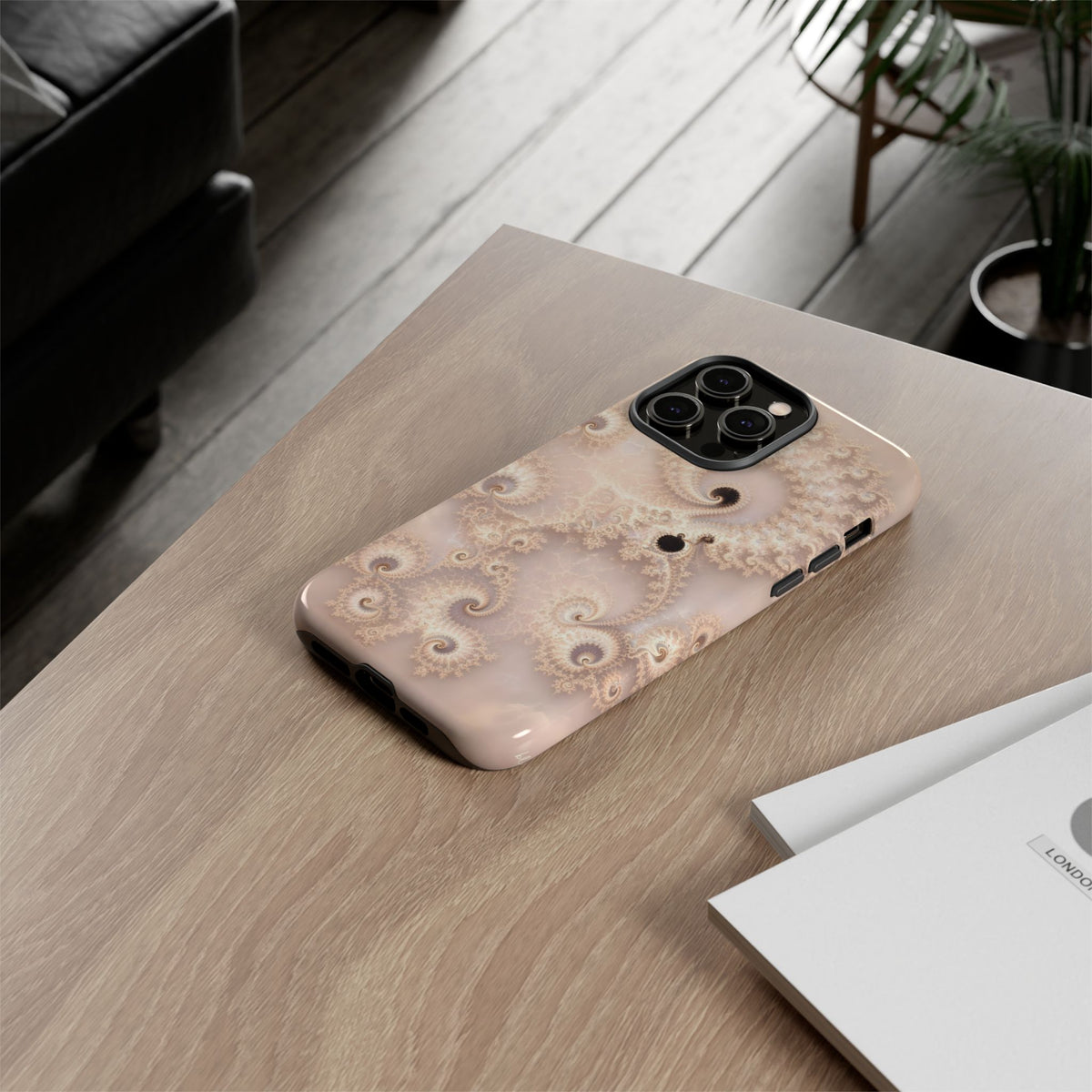 Copper Infinity - Champagne Pearl Phone Case