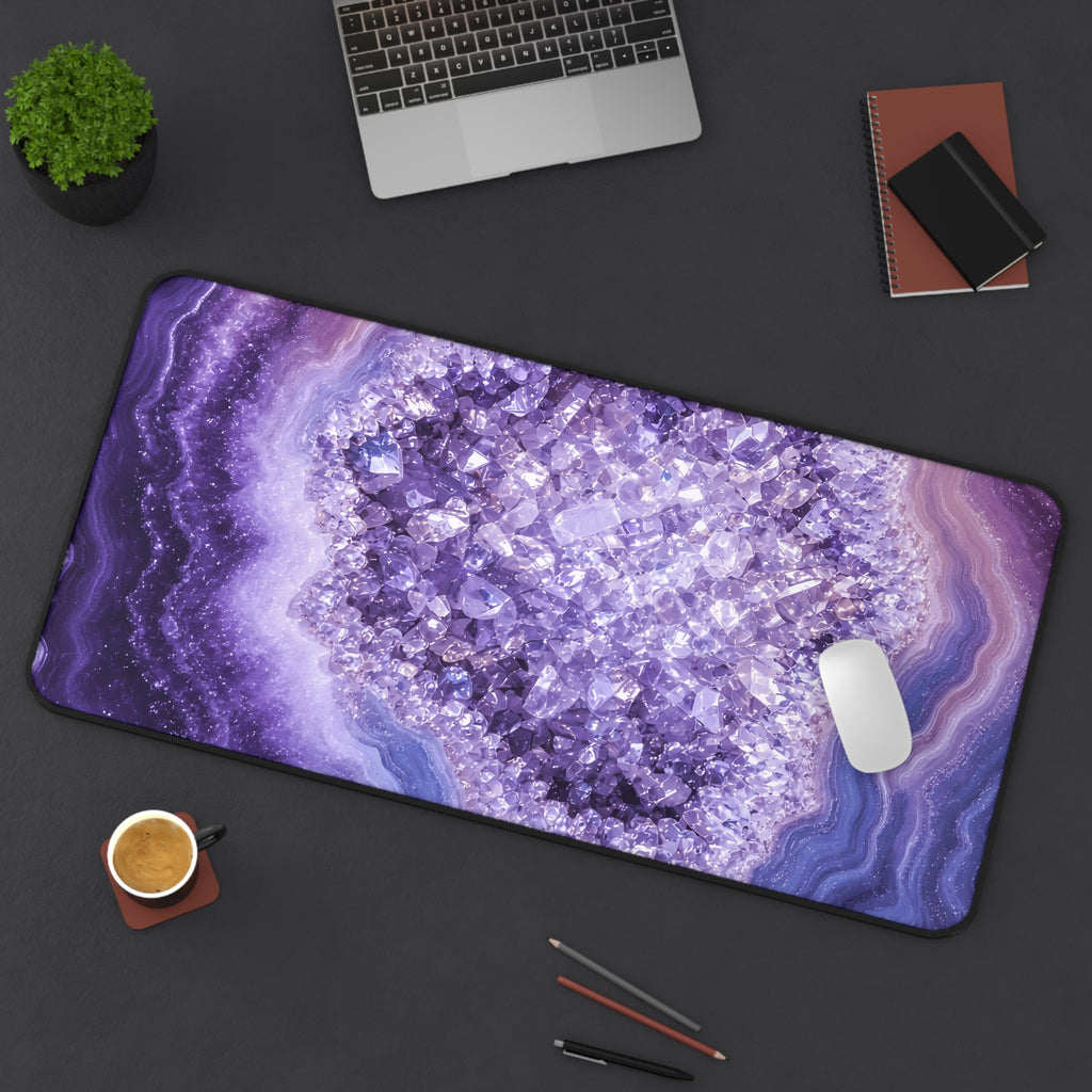 Geode Core - Lilac Dream Desk Mat