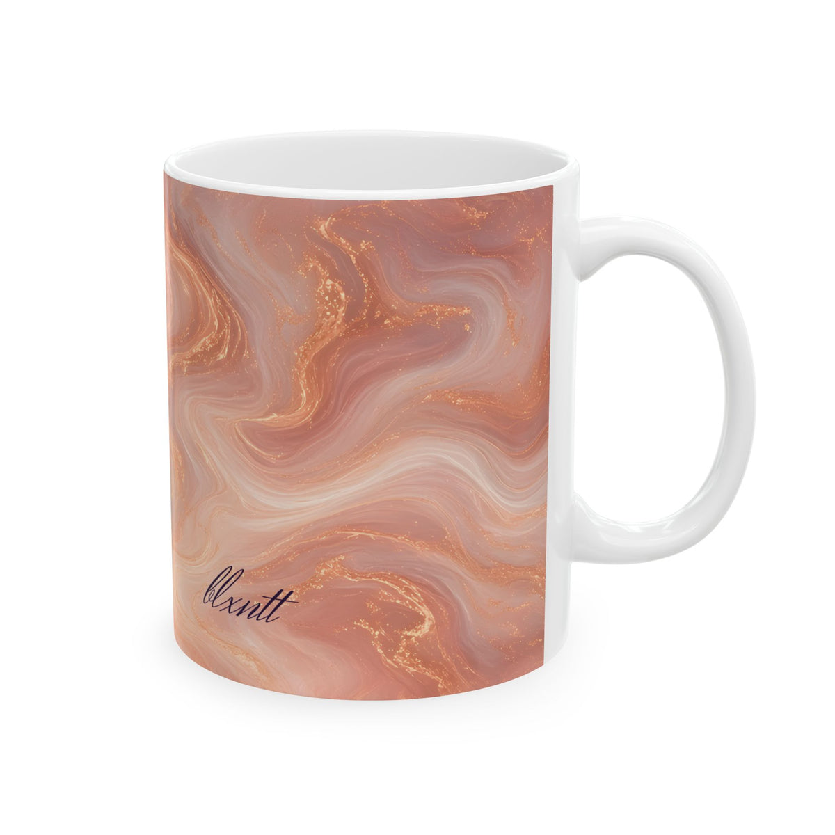 Rose Gold Marble Mug