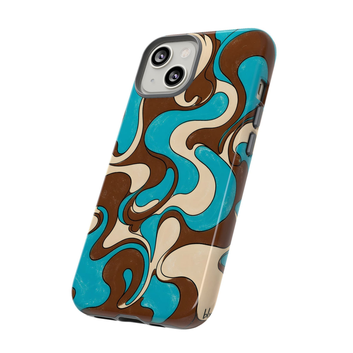 Fillmore Flow - Turquoise & Chocolate Phone Case
