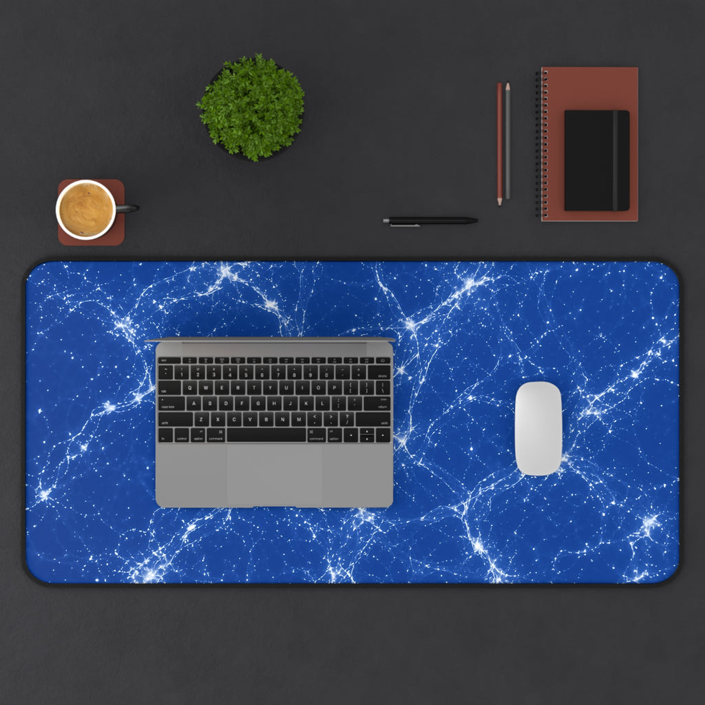 Neon Mycelium - Blueprint Desk Mat
