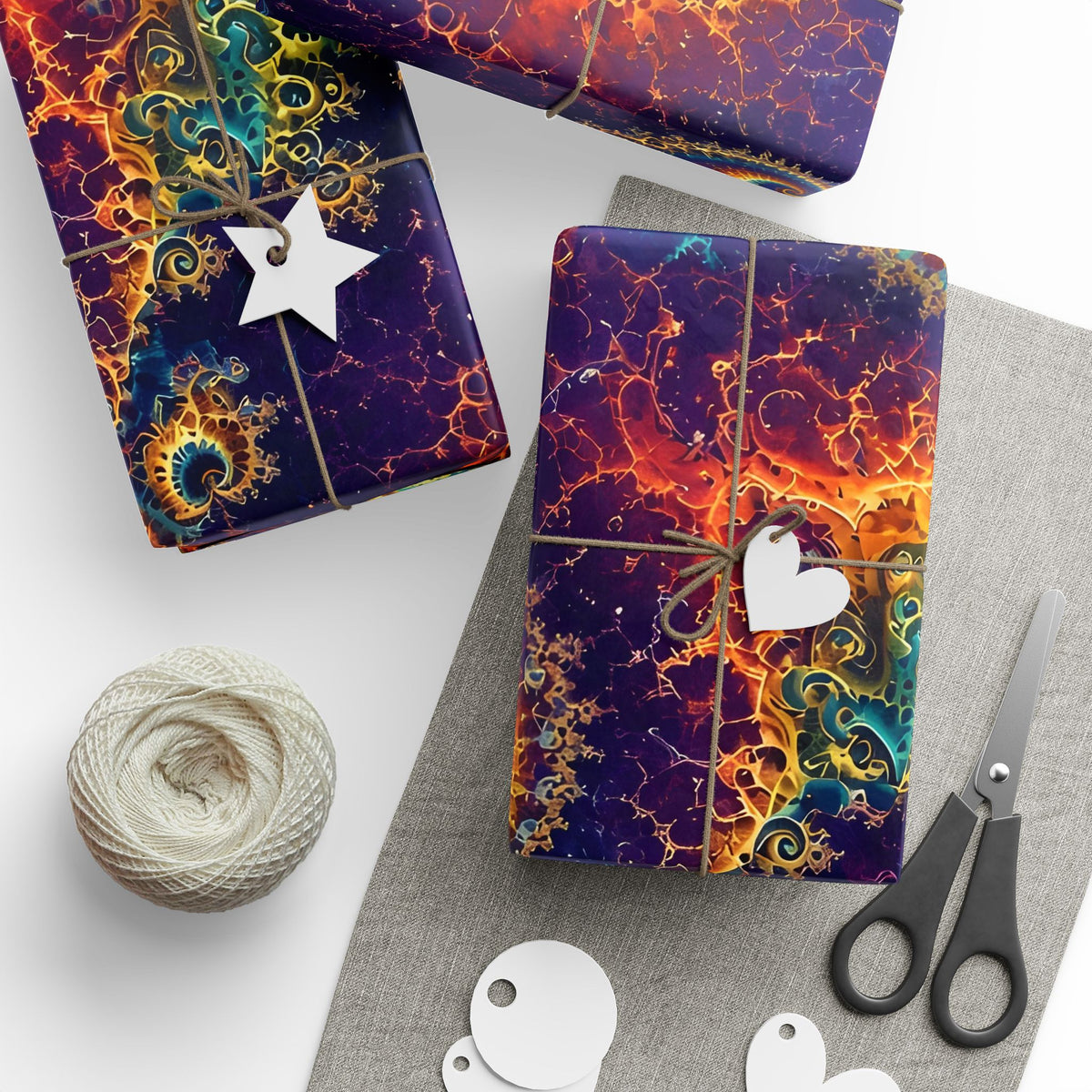 Copper Infinity - Rainbow Wrapping Paper
