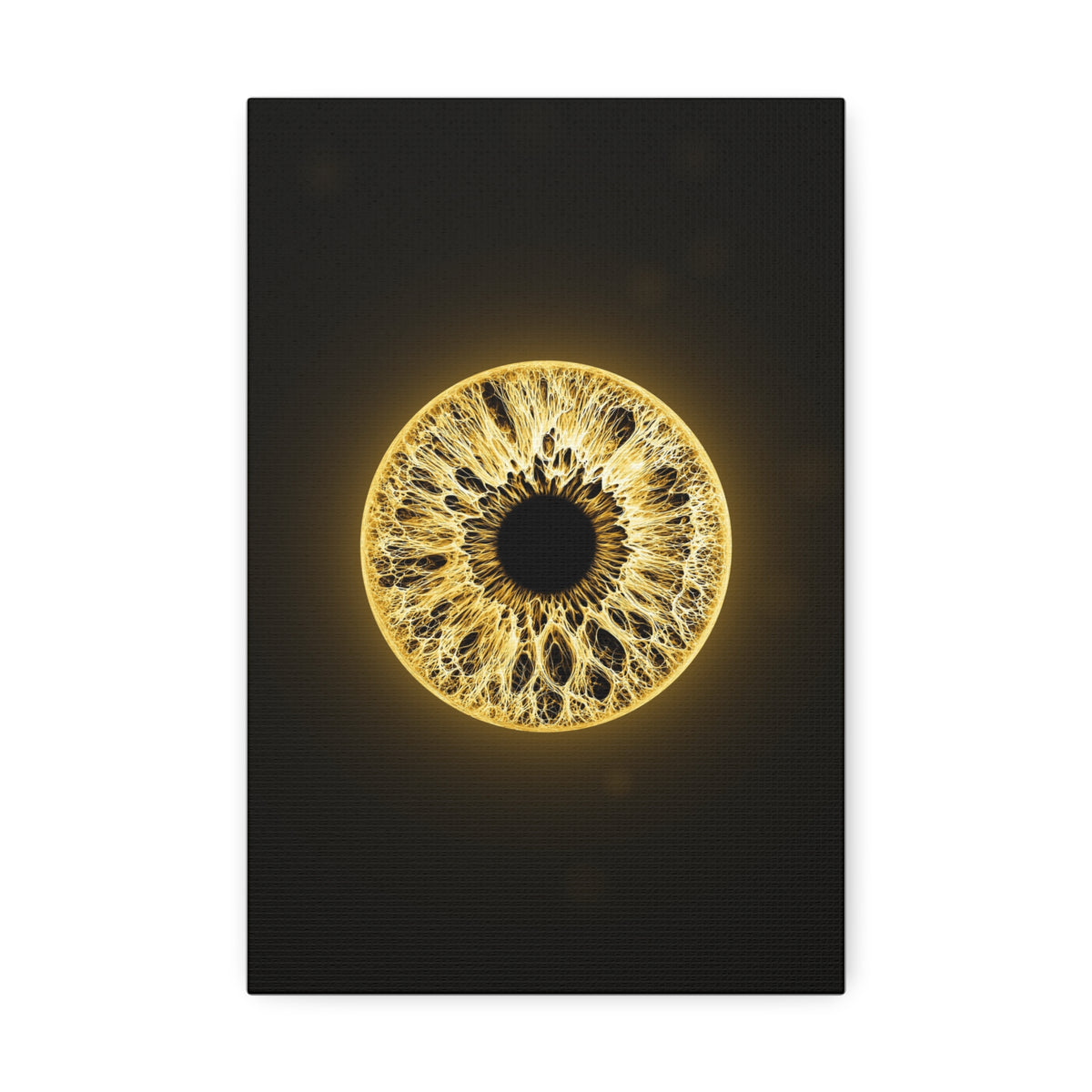 BLXNTT Iris – Lace Web Molten Gold Glossy Canvas
