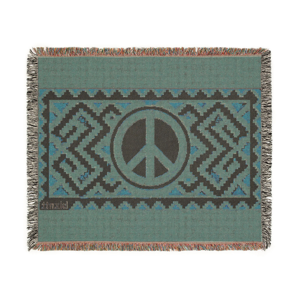 BLXNTT Orange Hippie Woven Blanket #3