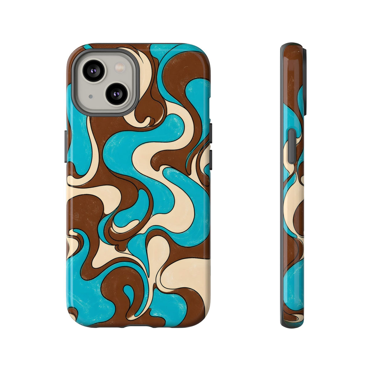 Fillmore Flow - Turquoise & Chocolate Phone Case
