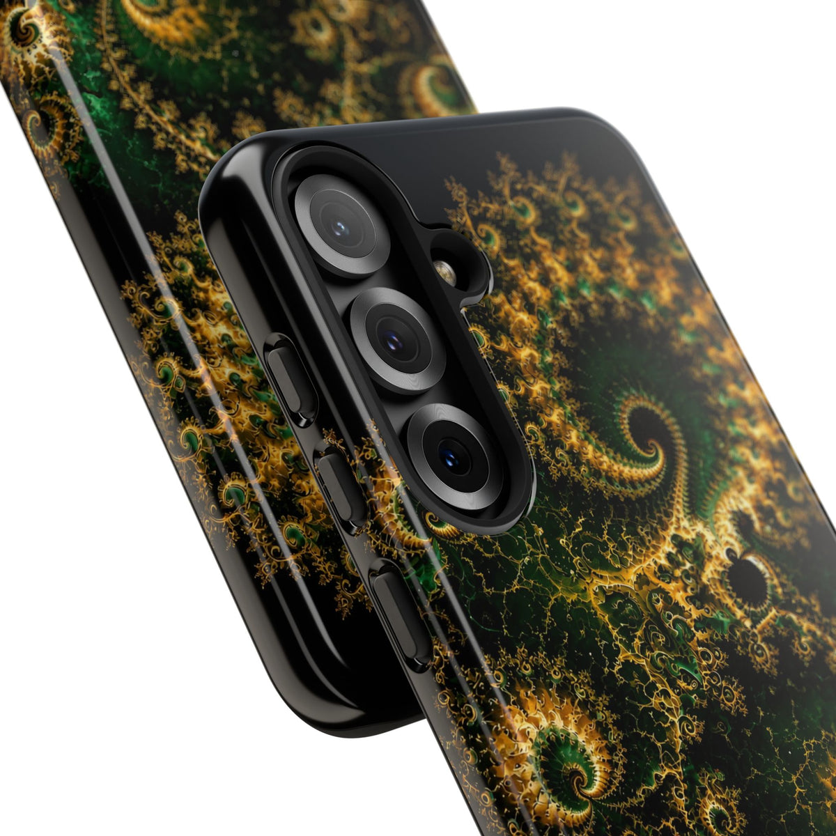 Copper Infinity - Emerald & Gold Phone Case