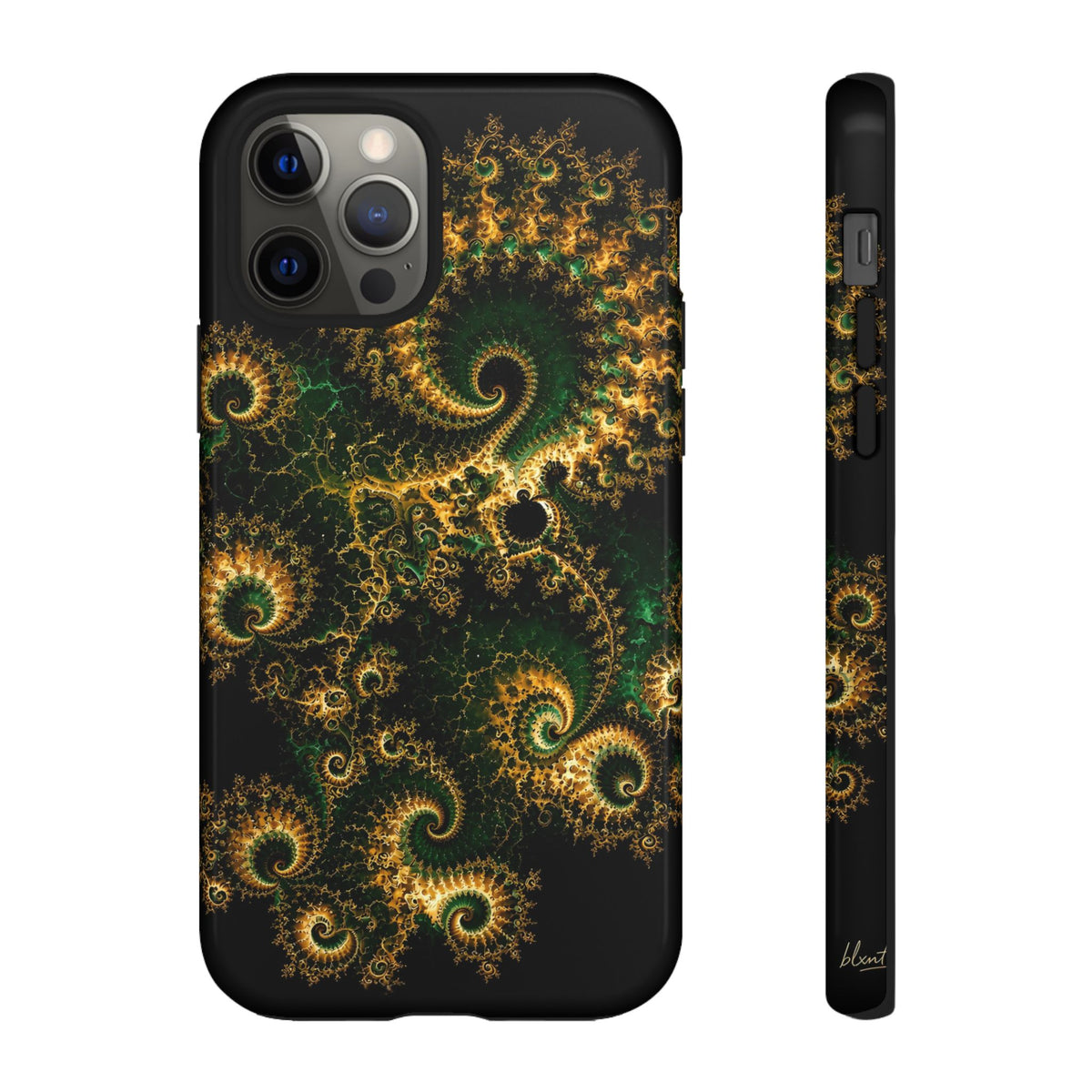 Copper Infinity - Emerald & Gold Phone Case