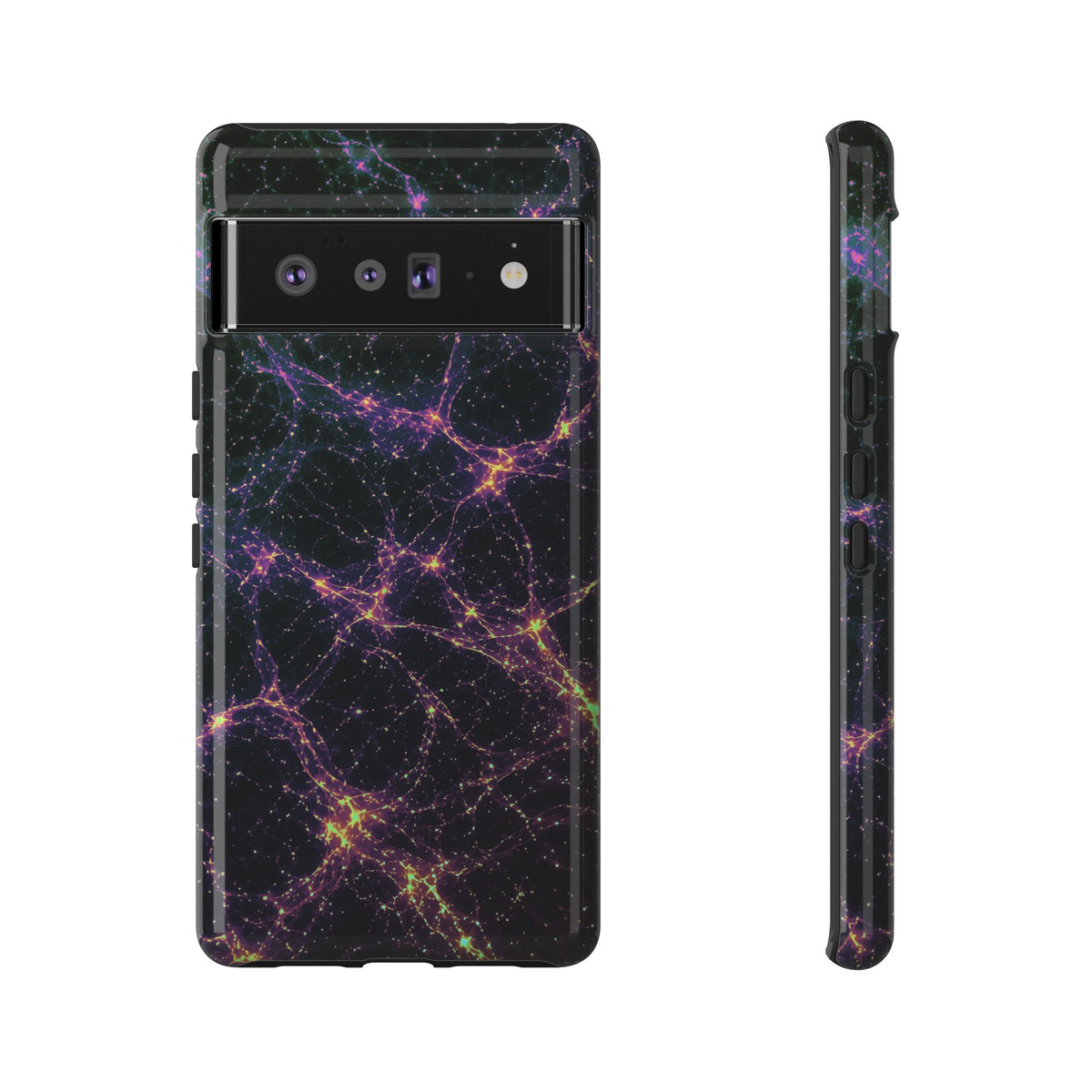 Neon Mycelium - Holographic Phone Case