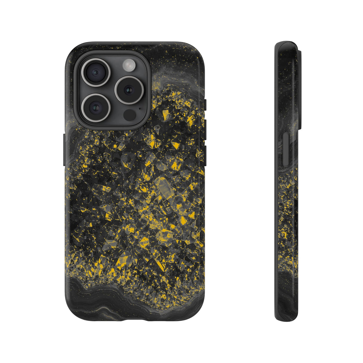Geode Core - Mono Gold Spark Phone Case