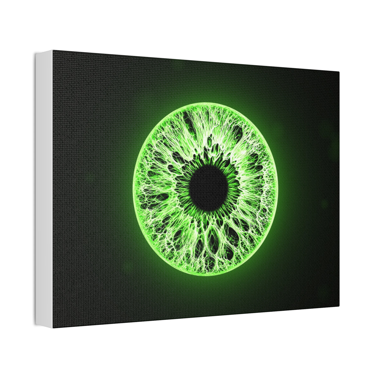 BLXNTT Iris – Lace Web Lime Shock Glossy Canvas