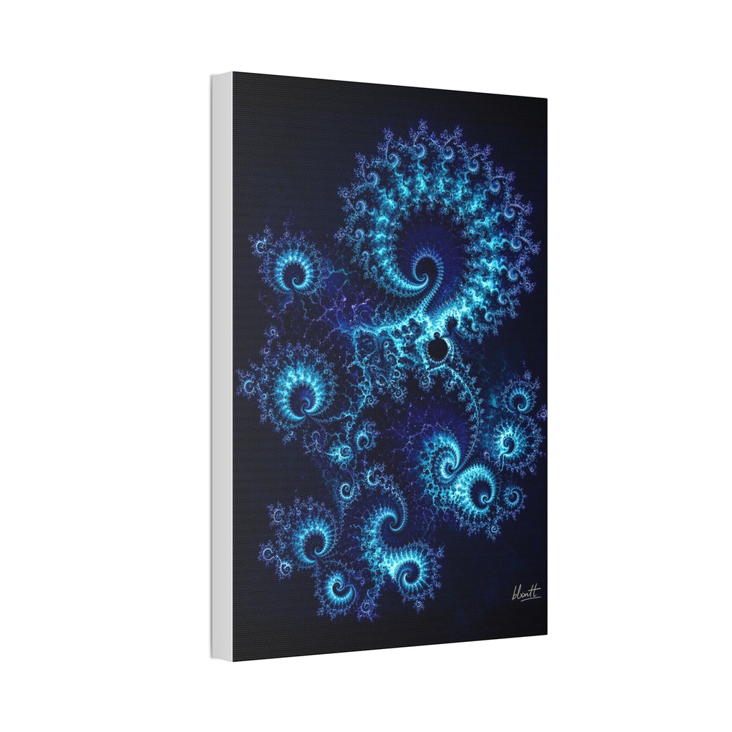Copper Infinity - Deep Ocean Glossy Canvas