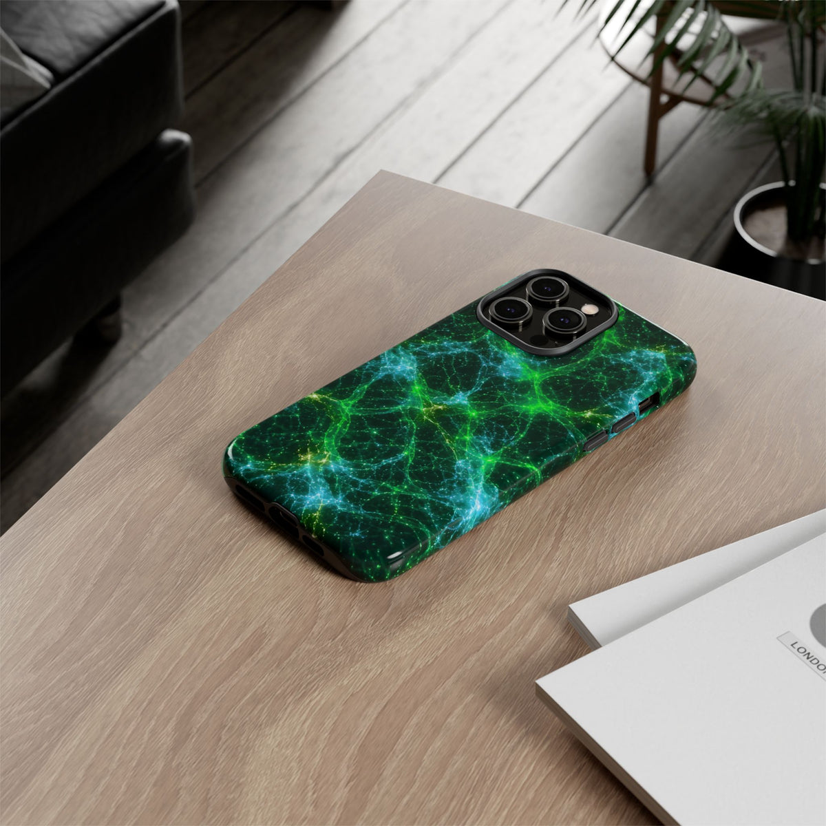 Neon Mycelium - Mermaid Phone Case