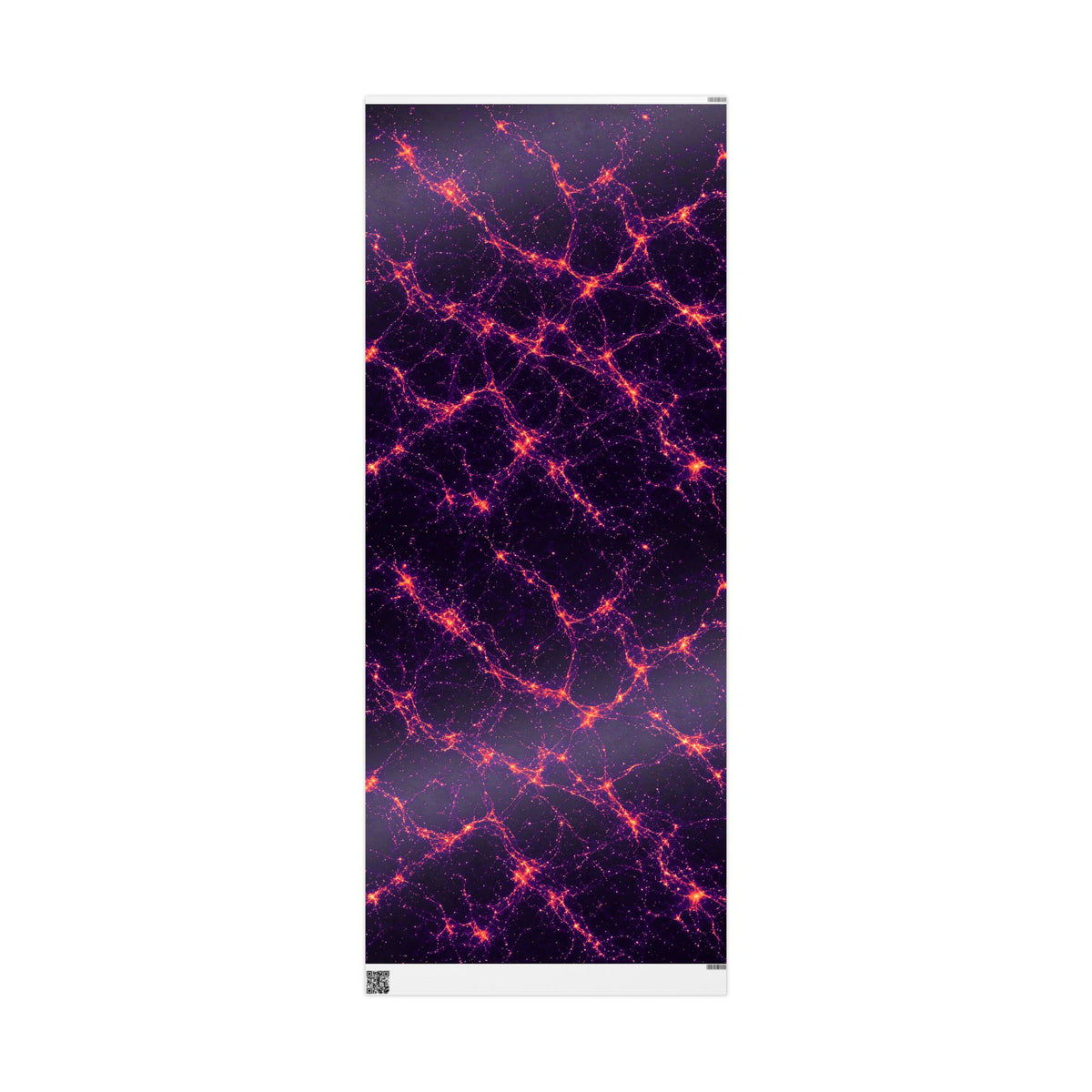 Neon Mycelium - Sunset Synapse Wrapping Paper