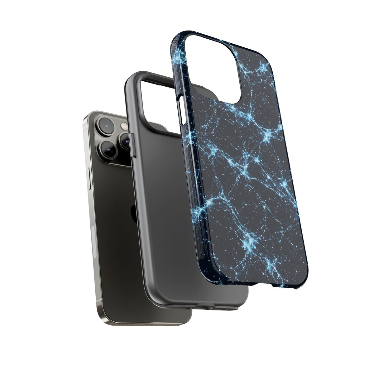 Neon Mycelium - Ice Crystal Phone Case