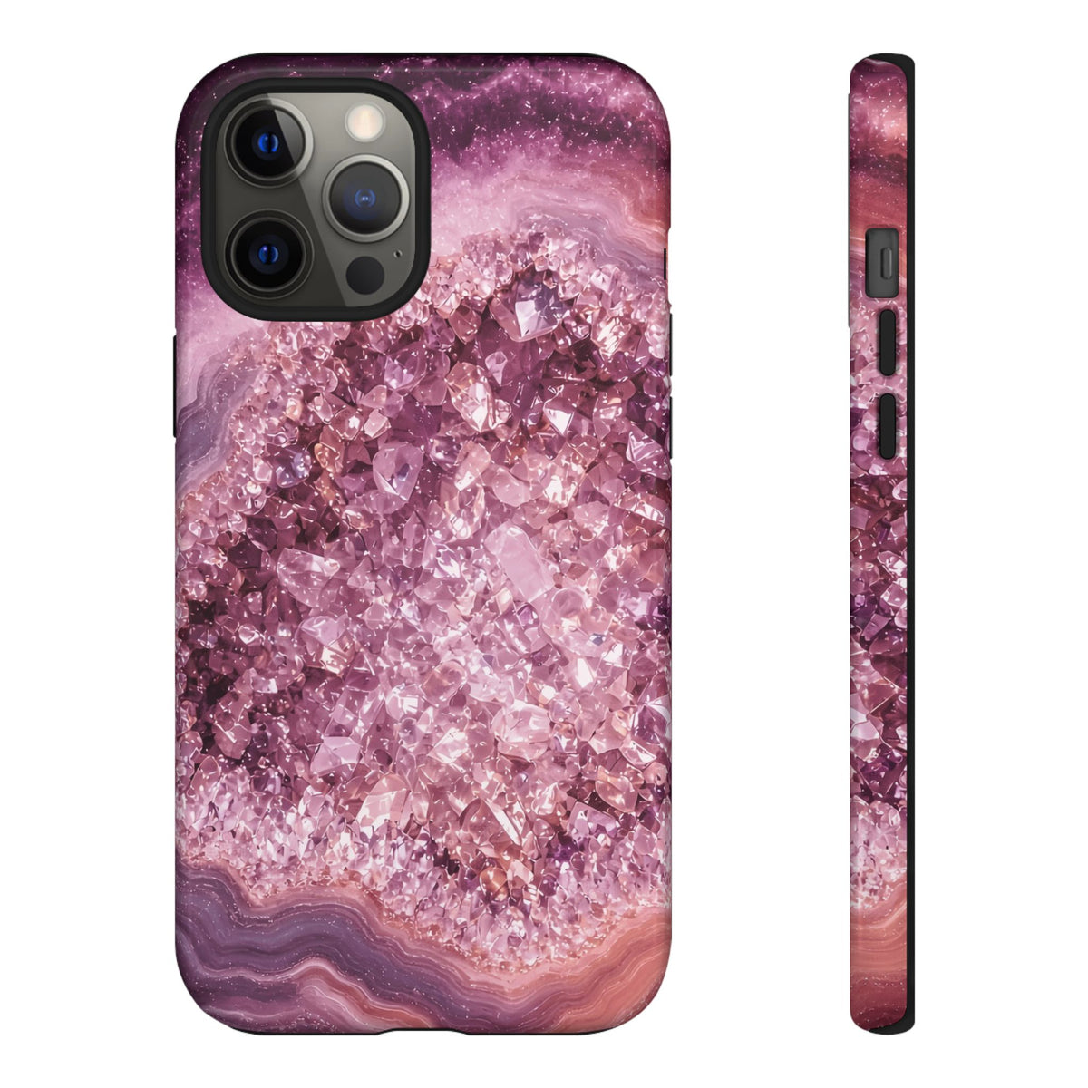 Geode Core - Rose Quartz Phone Case