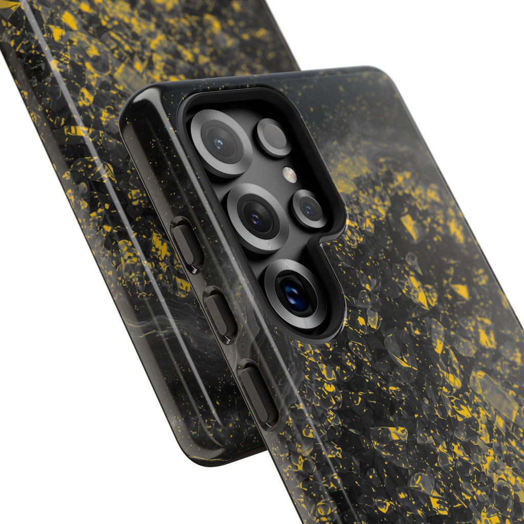 Geode Core - Mono Gold Spark Phone Case