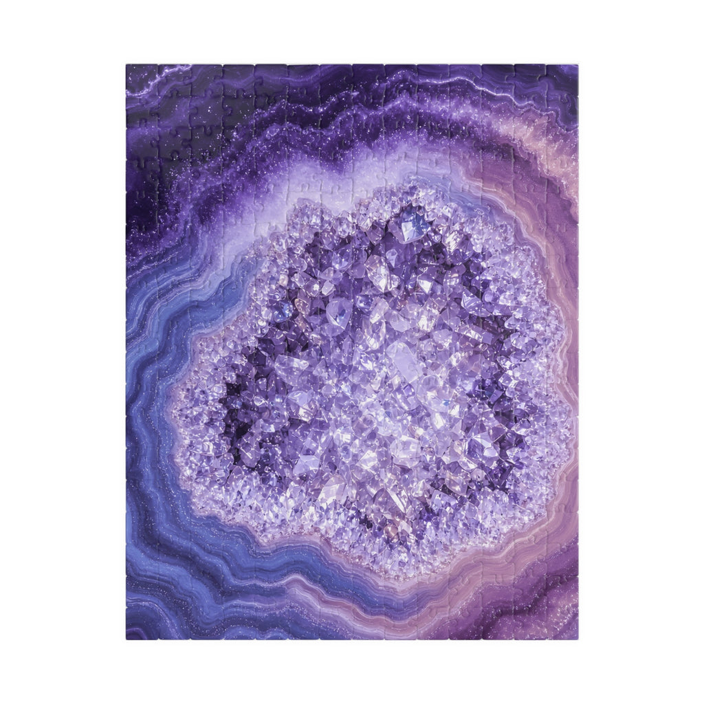 Geode Core - Lilac Dream Jigsaw Puzzle