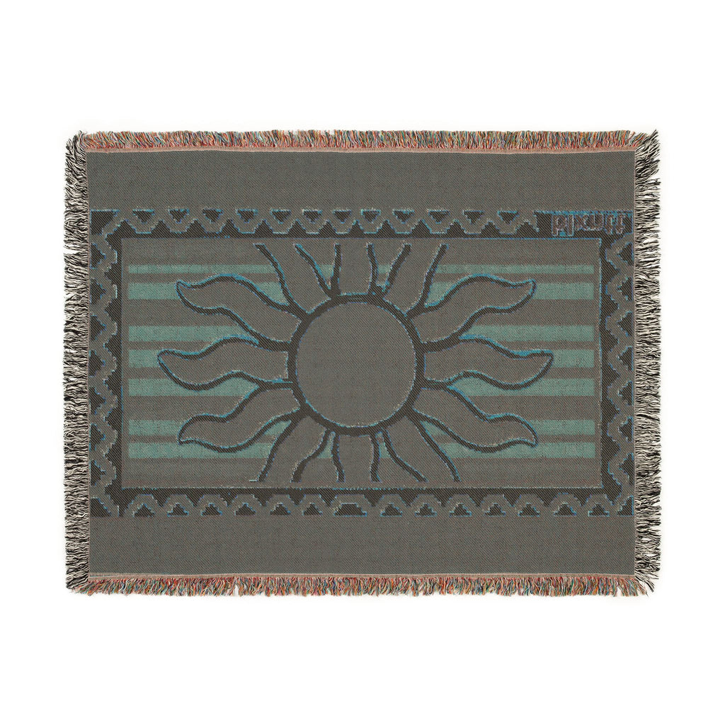 BLXNTT Red Hippie Woven Blanket #4