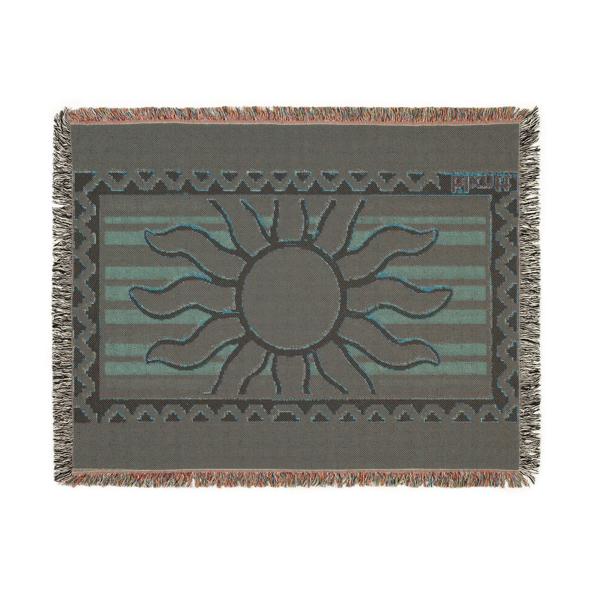 BLXNTT Red Hippie Woven Blanket #4