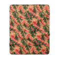 Trees Trippy Christmas Sherpa Blanket